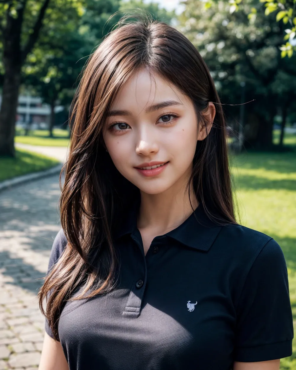 Stable diffusion AI Picture-Polo Collar Shirt