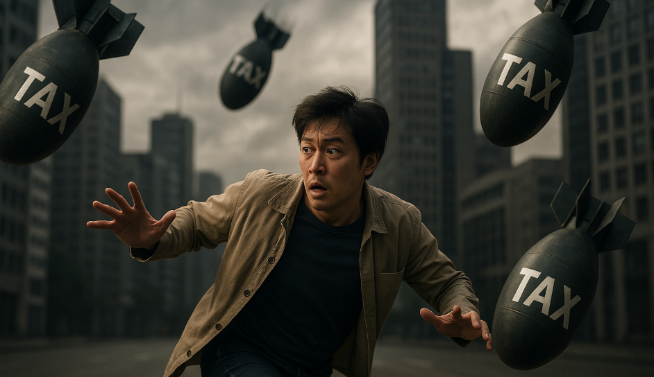 세금 폭탄 관련 이미지