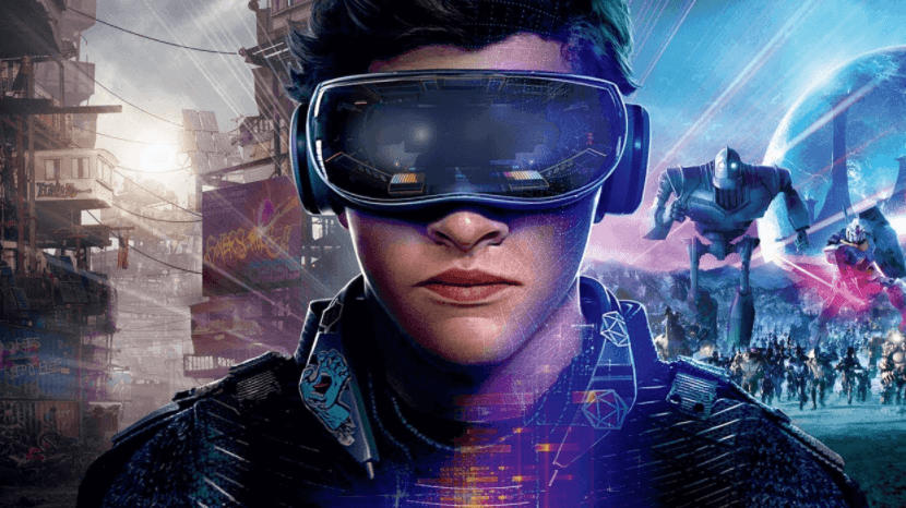 영화 레디 플레이어 원 주인공이 크게 나온 포스터