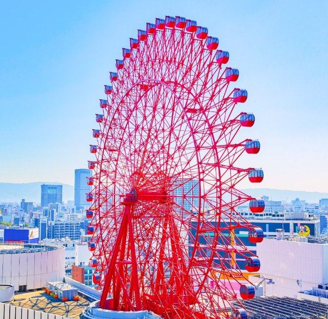 오사카 우메다 헵파이브 대관람차 야경명소 추천
