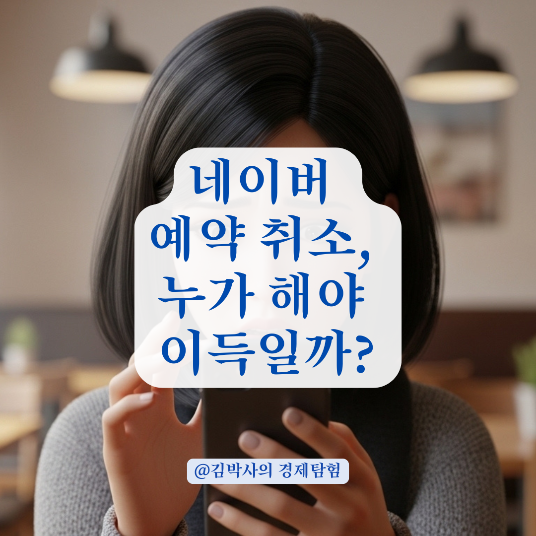 네이버 예약 취소 시 사장님 취소와 본인 취소의 차이는?