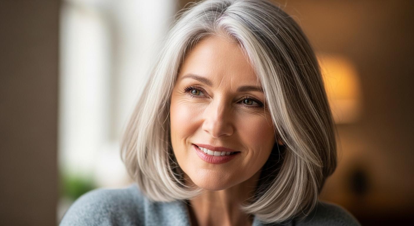 새치 밝은 염색