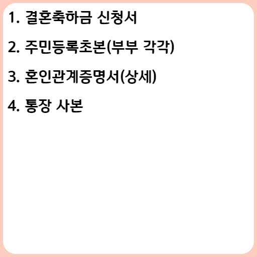 2023 김제시 결혼축하금