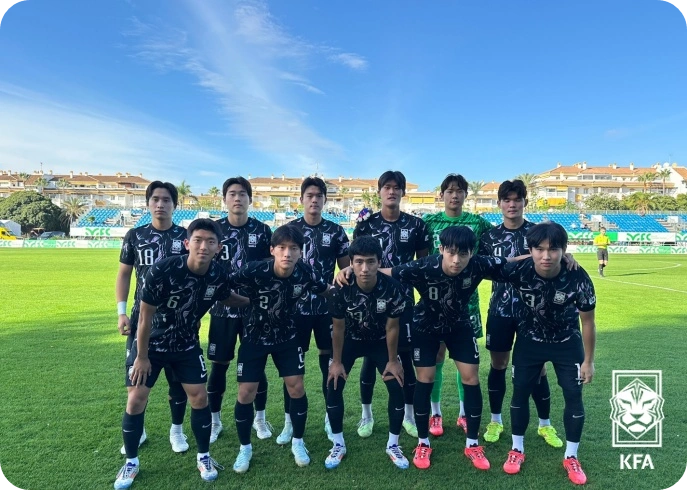 스페인 4개국 국제친선대회 U19 축구 대표팀 덴마크전 경기 결과 하정우 이건희 득점