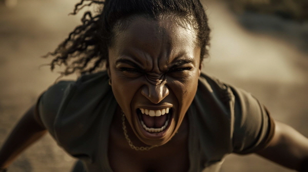 즉흥적 모험 속에서 솟구치는 분노에 관한 그림