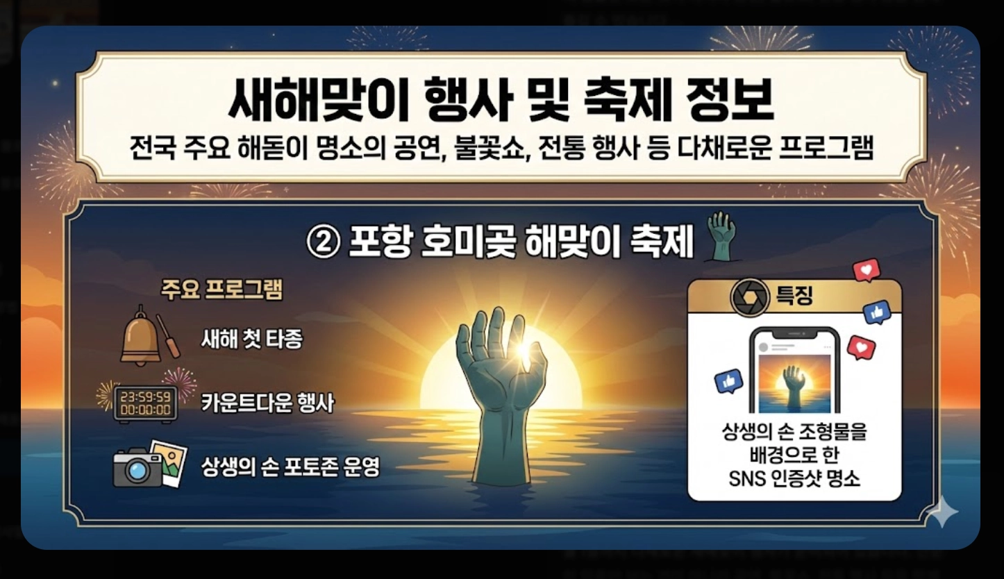 2026년 해돋이 시간 지역별 완벽 정리