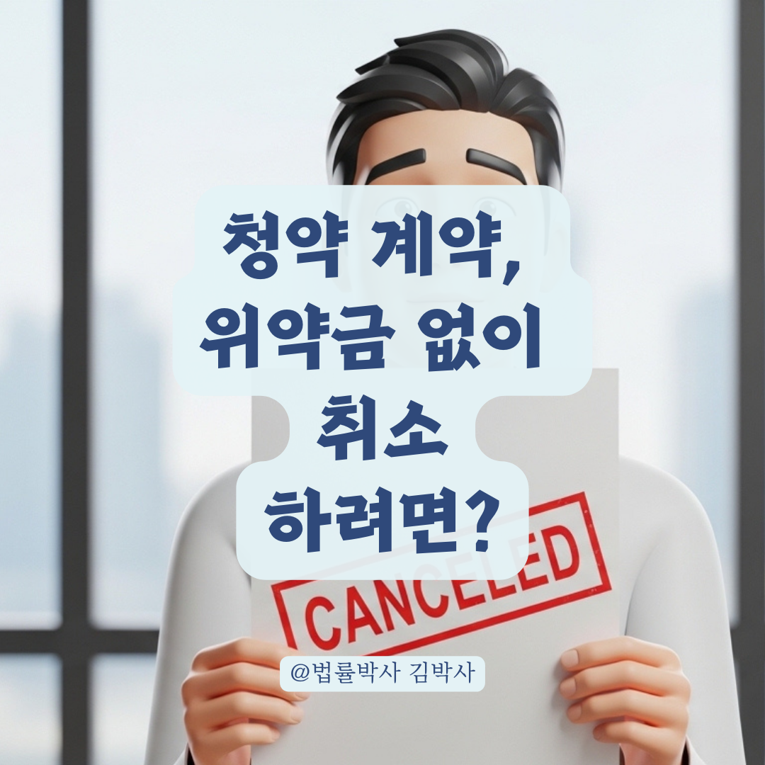 청약 당첨 후 계약 무효를 주장하기 위한 정당한 사유들 총정리!
