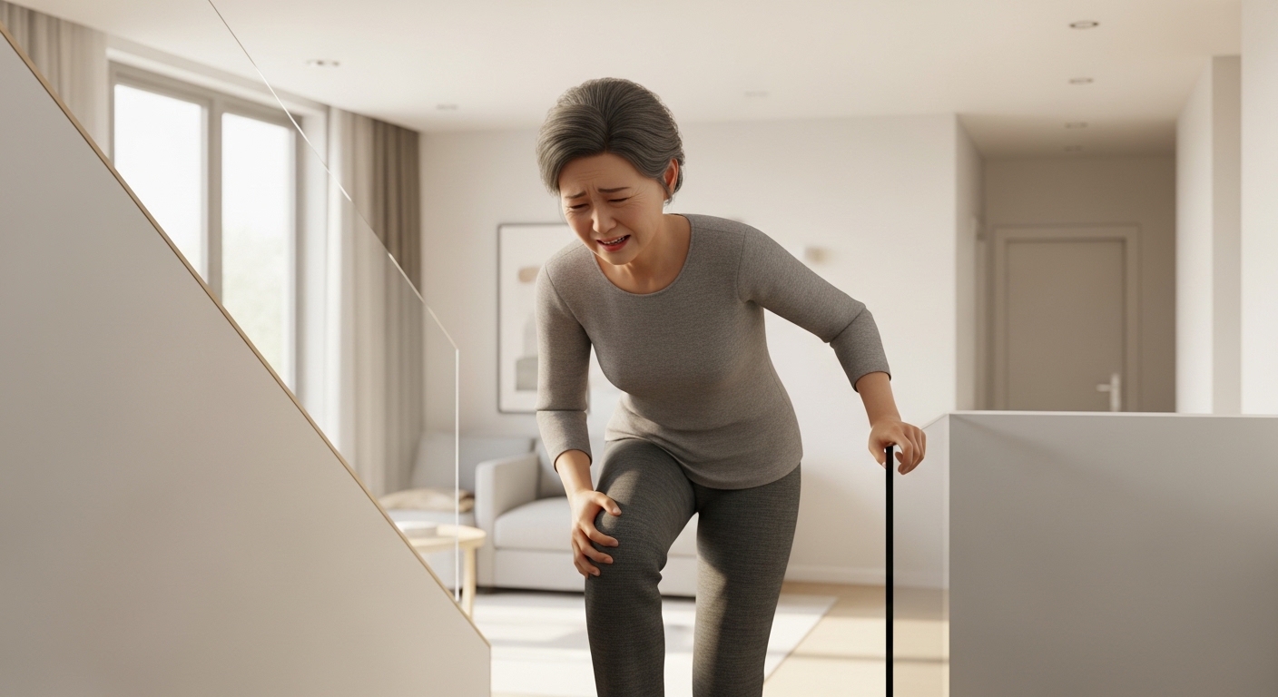 척추관협착증,방사통