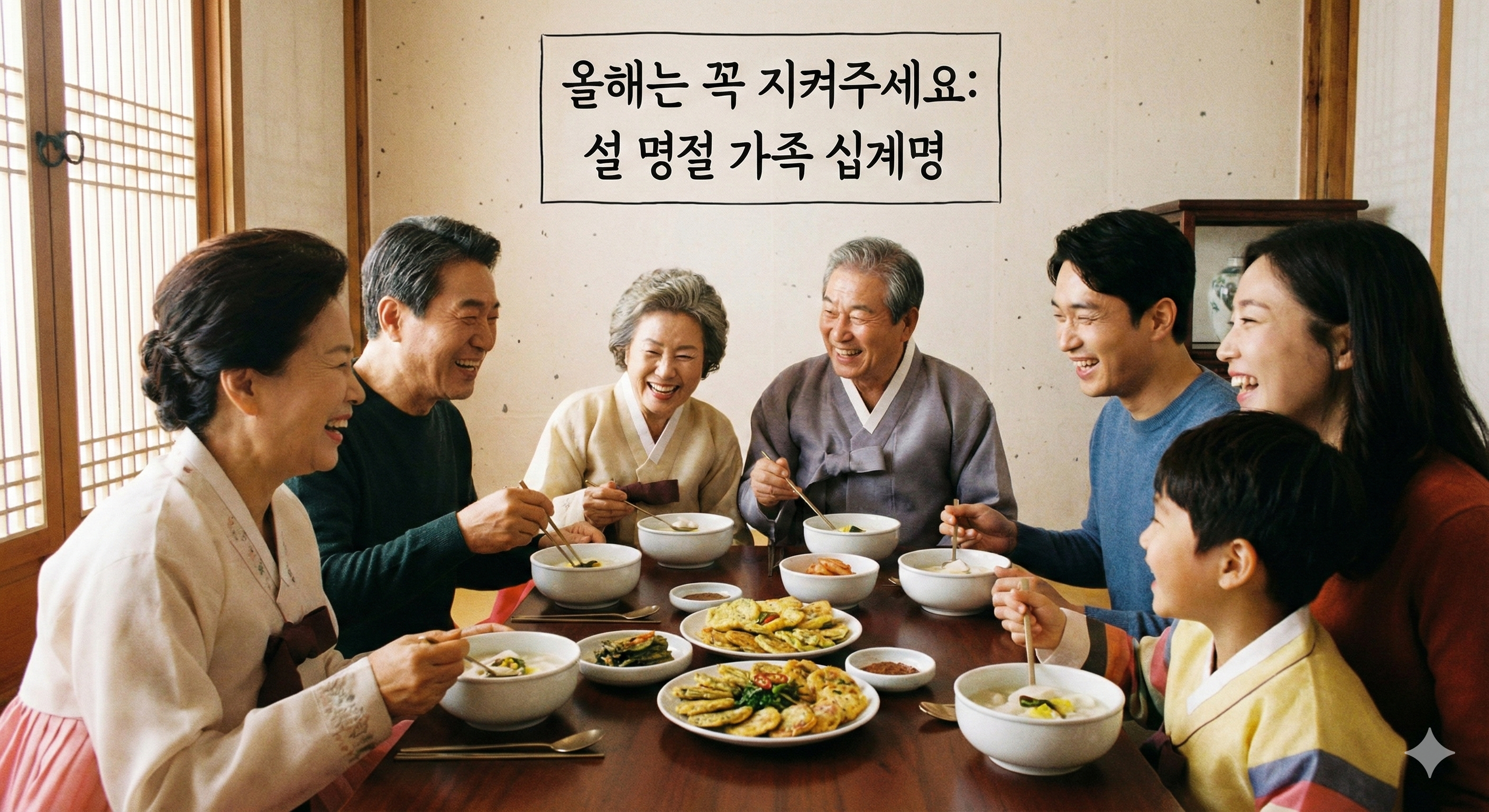 "명절, 올해는 제발 이것만은!" - '설날 가족 생존 십계명'