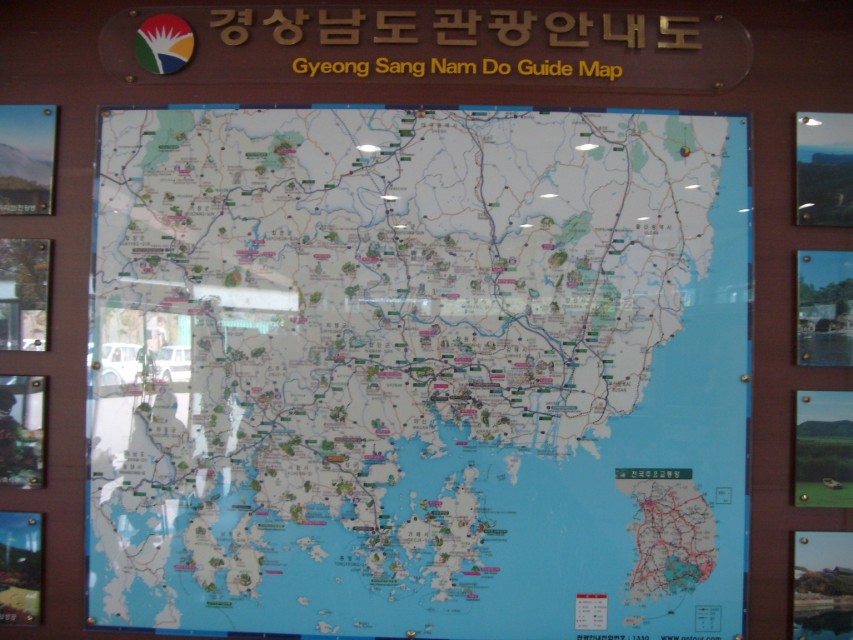 경상남도 관광안내지도