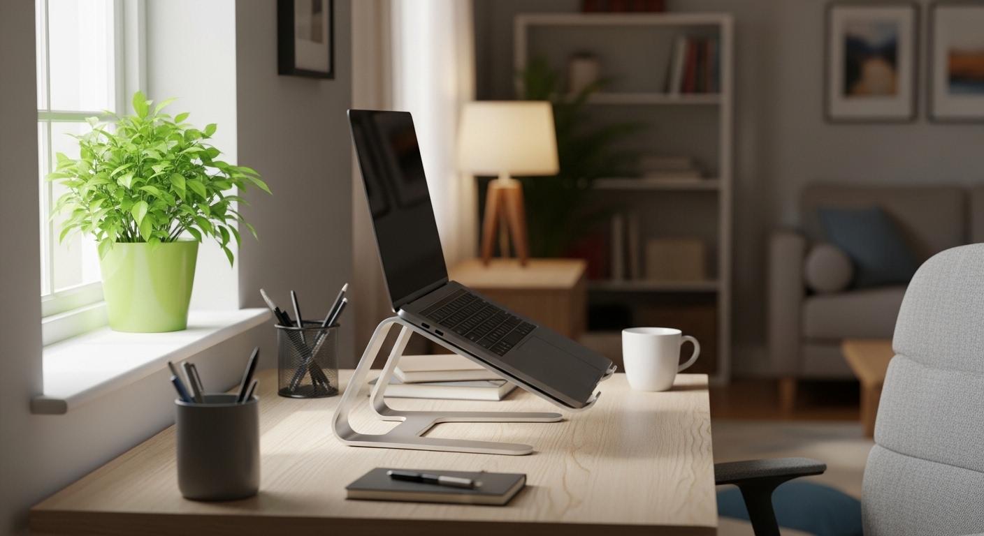 공간 부족 노트북 거치대 내돈내산 후기