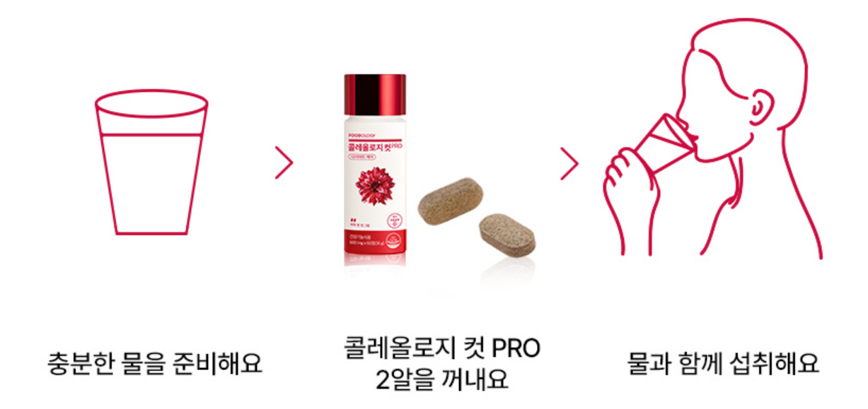 푸드올로지 빨간통 다이어트 복용법