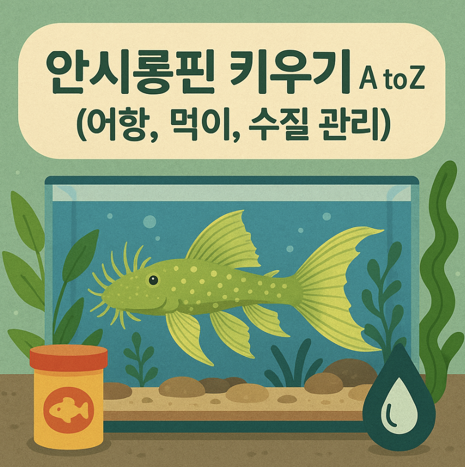 안시롱핀 키우기 A to Z (어항, 먹이, 수질 관리)