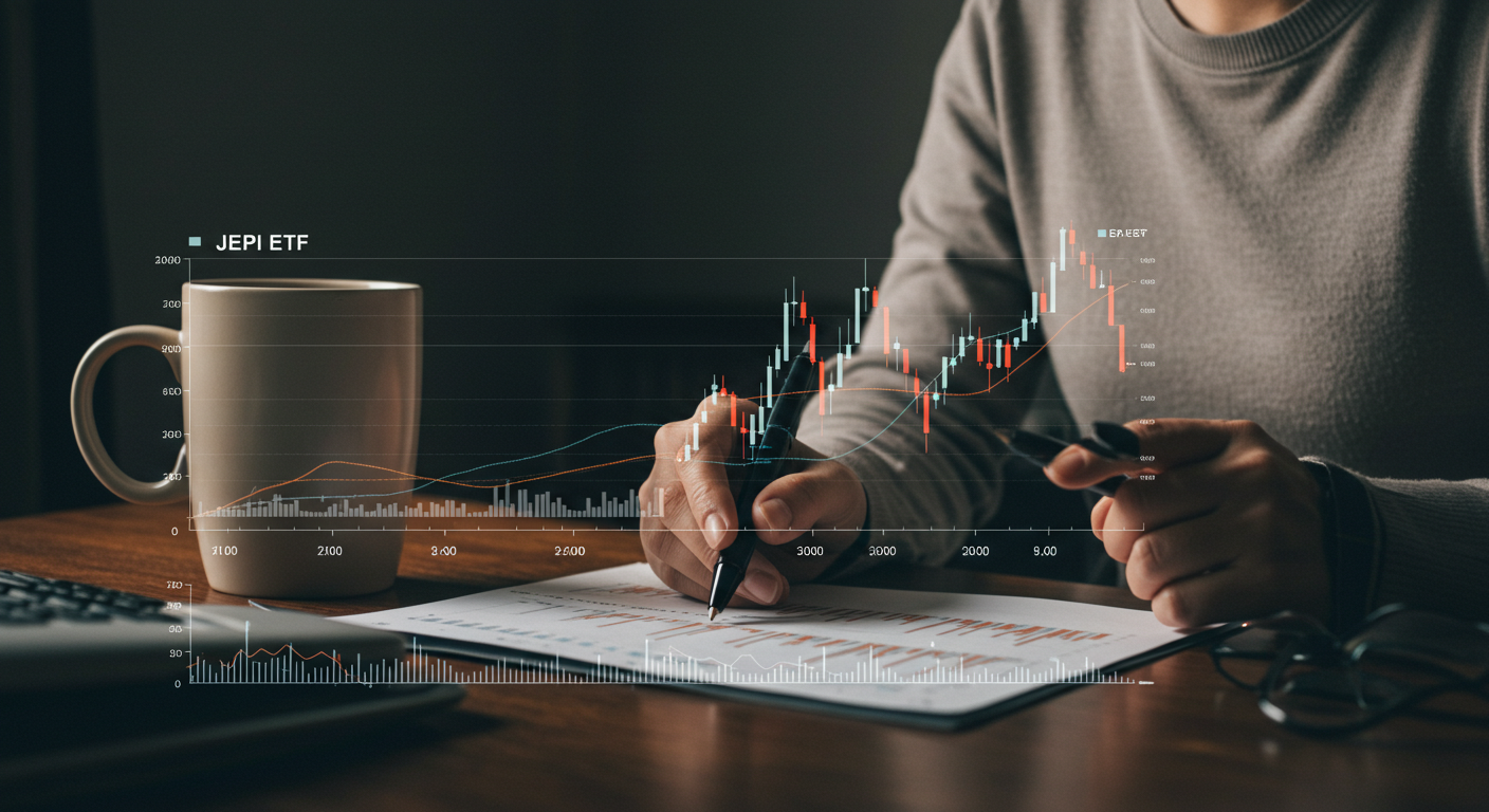 JEPI ETF에 대해 고민하는 개인 투자자의 모습