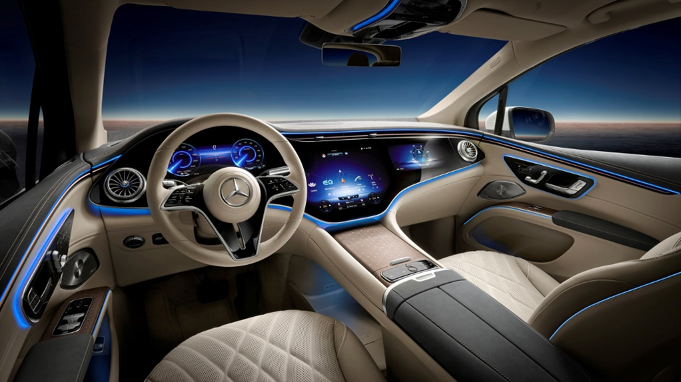 벤츠 EQS SUV 내부