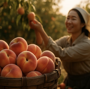 복숭아나무 열매 수확 시기&#44; 가장 달고 맛있을 때를 알아보는 3가지 신호