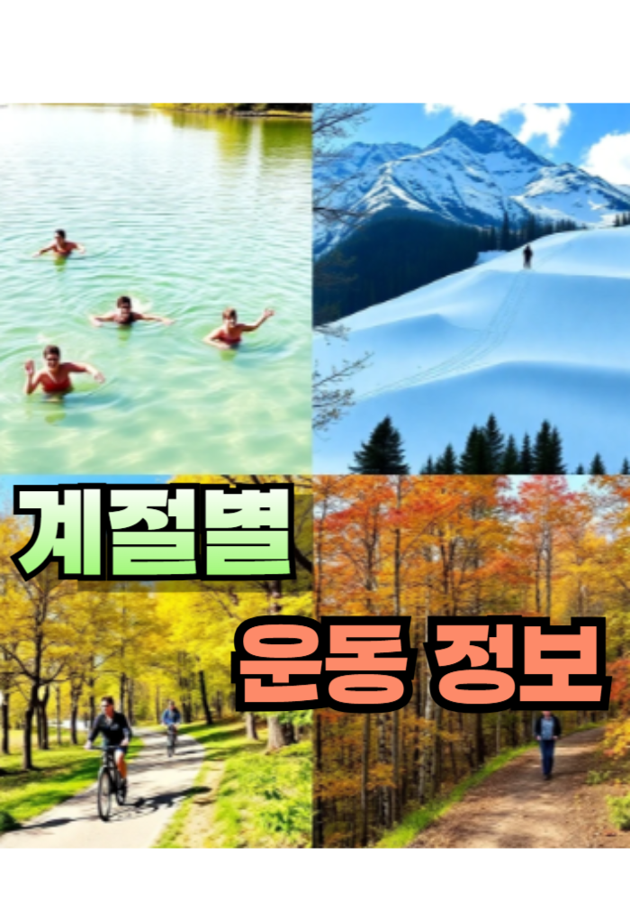 1.계절별 운동 정보