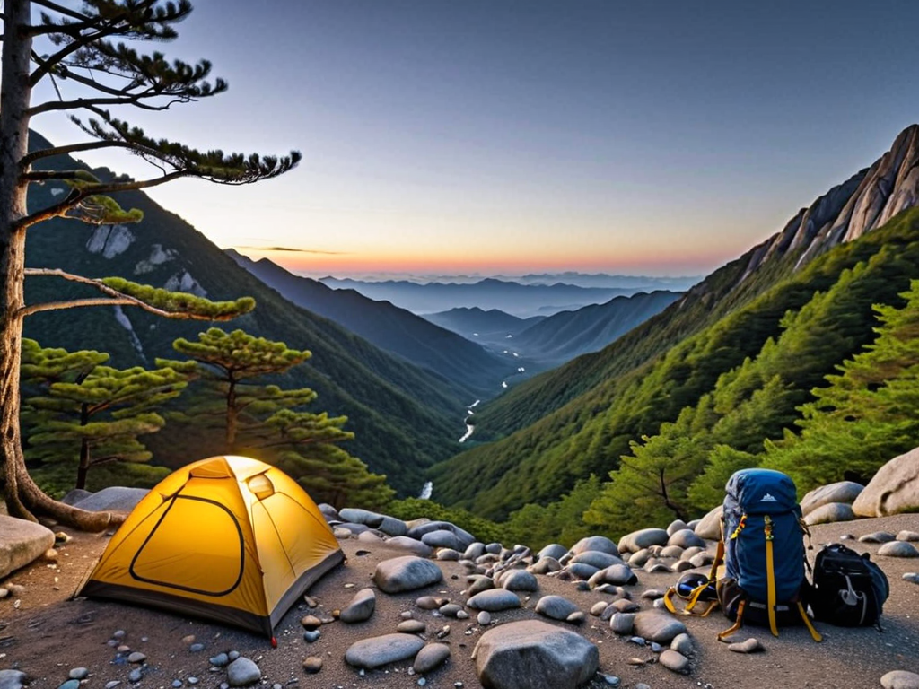 Night hiking supplies: Be sure to take these with you. There are several essential items for night hiking on Mt. Bukak.