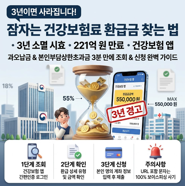 건강보험 환급금 소멸시효 조회방법