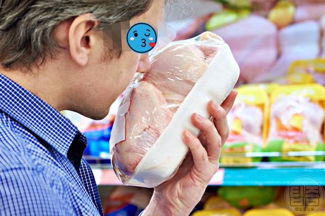 상한 닭고기 구별 상한닭냄새