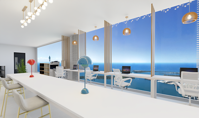 울산 동구 일산해수욕장 워케이션센터 조감도