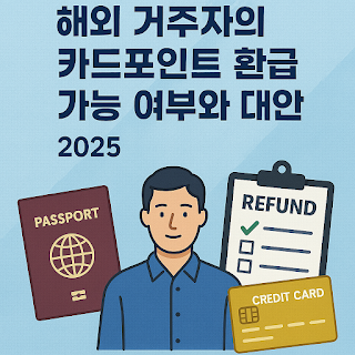 해외 거주자의 카드포인트 환급 가능 여부와 대안 (2025)