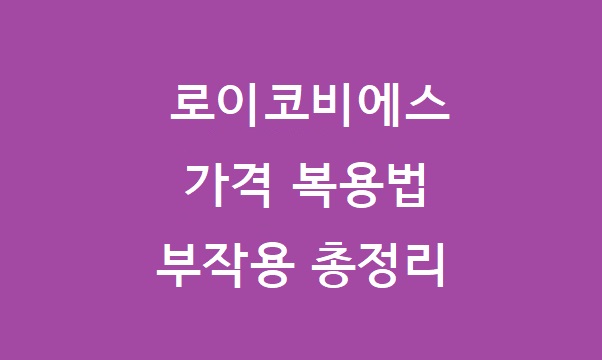 로이코비에스 가격