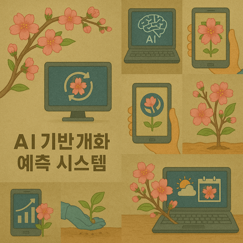 AI 기반 개화 예측 시스템