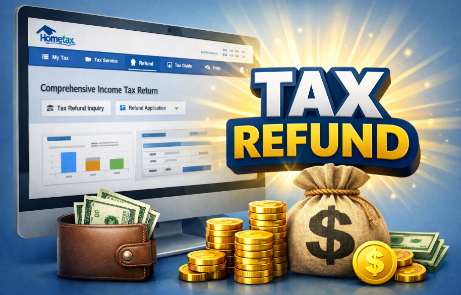 국세청 종합소득세 환급 1409억 안내! 홈택스 환급 신청 방법 알아보기