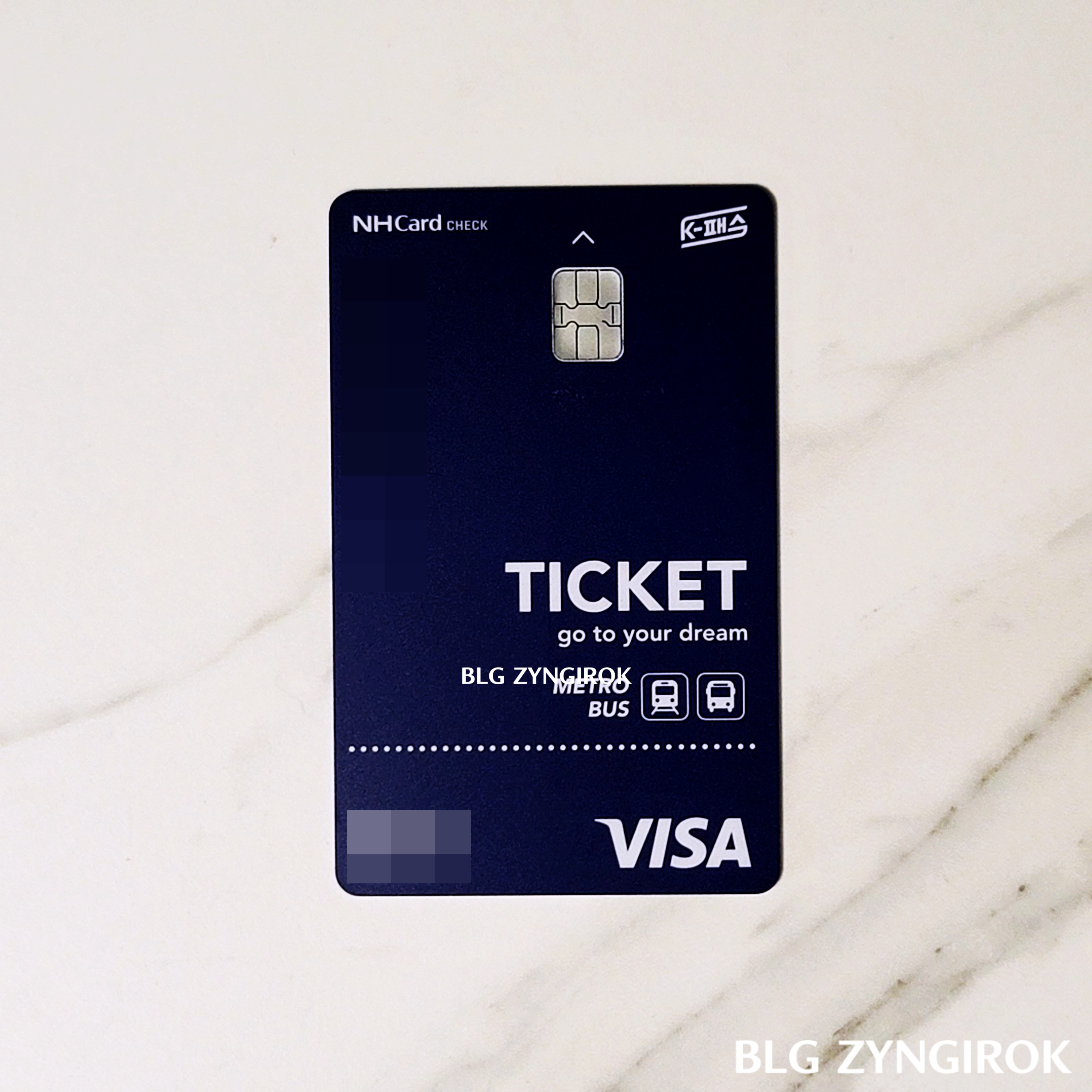 농협의 K패스 카드 모습이다.