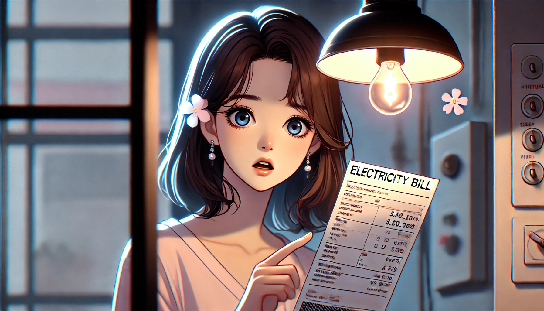 누진세에 놀라는 여인