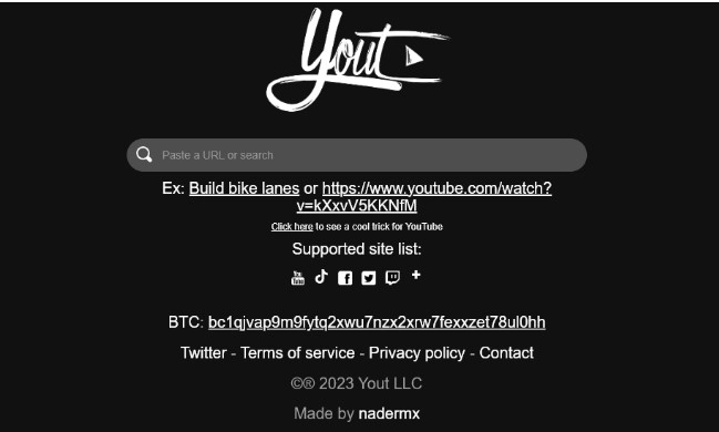 yout 메인화면