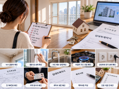 전세 계약 전 확인할 집 상태와 계약 체크리스트