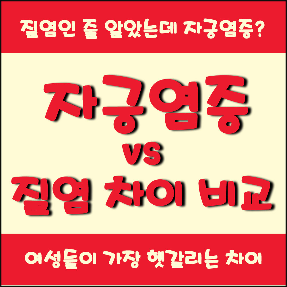 질염인 줄 알았는데 자궁염증 여성들이 가장 헷갈리는 차이