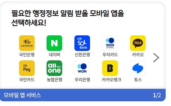 국민비서 알림서비스란?