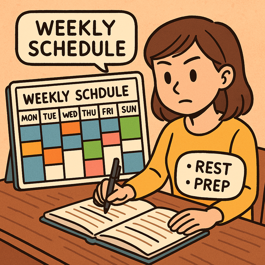 주말까지 활용하는 완벽한 주간 시간계획 세우기