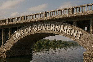 정부가 다리가 되어 주어야 한다는 이미지