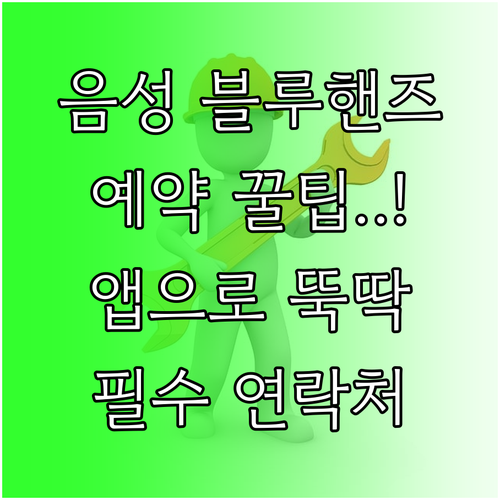 현대자동차 블루핸즈 음성군 지점 연락..