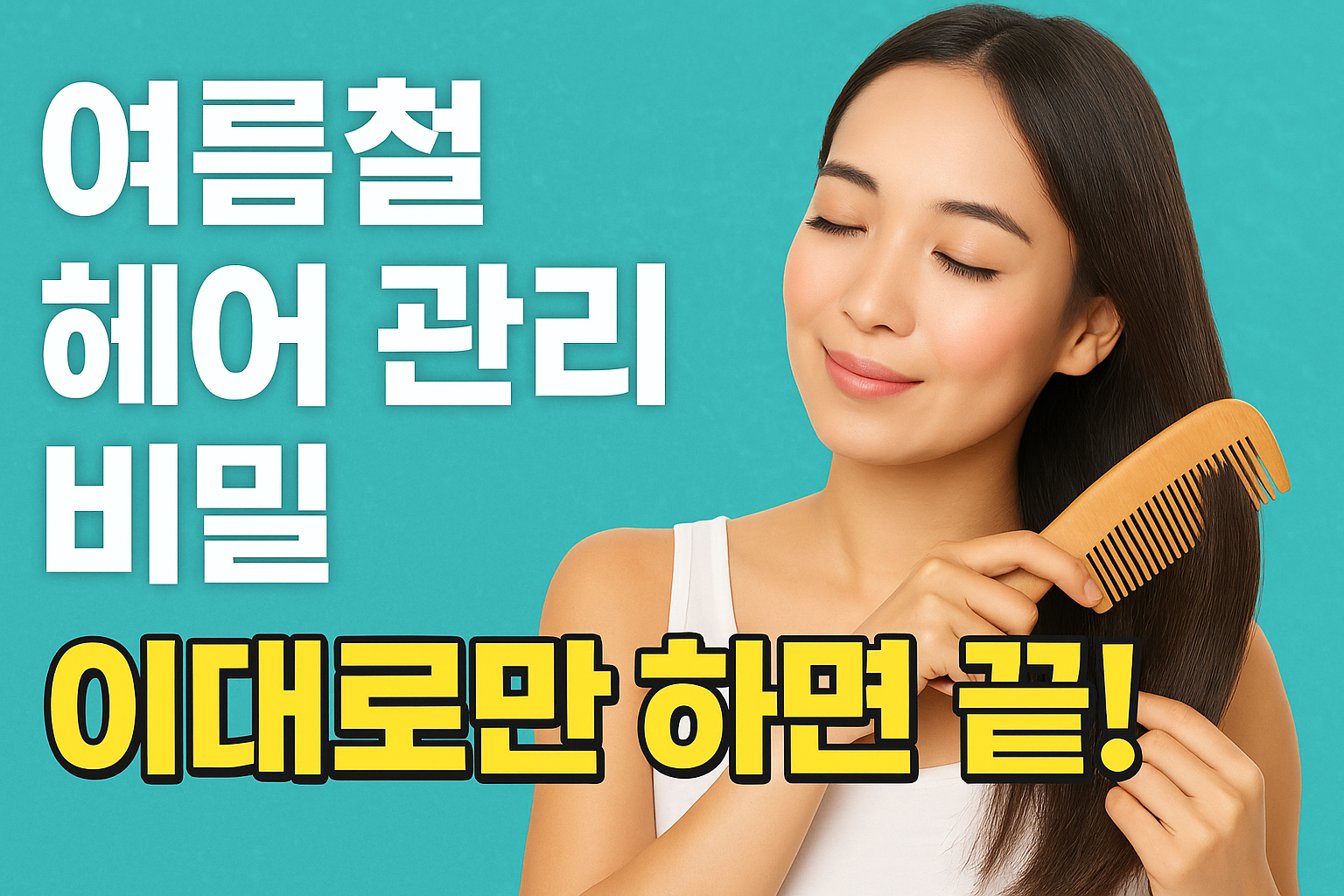 여름철 헤어 관리 비밀