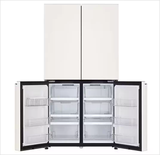 LG 디오스 오브제컬렉션 4도어 냉장고 메탈 870L