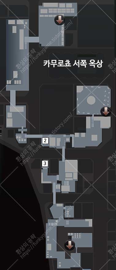위 쪽에서 꽂히는 시선 2 지도 이미지