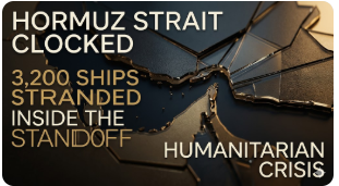 페르시아만 호르무즈 해협 봉쇄와 3,200척 고립 사건의 실체와 인도적 위기