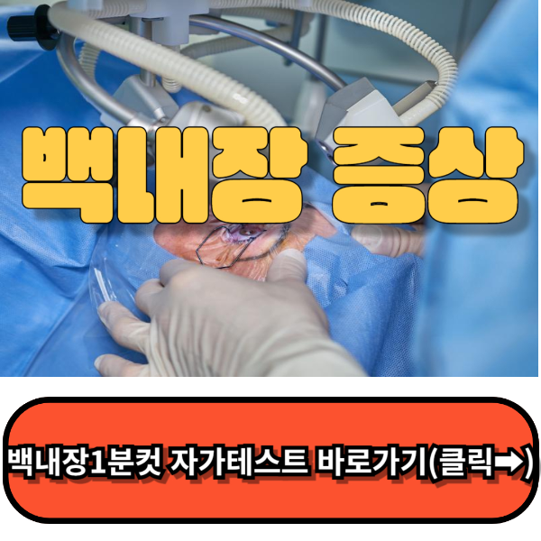 백내장 증상,백내장 수술 비용