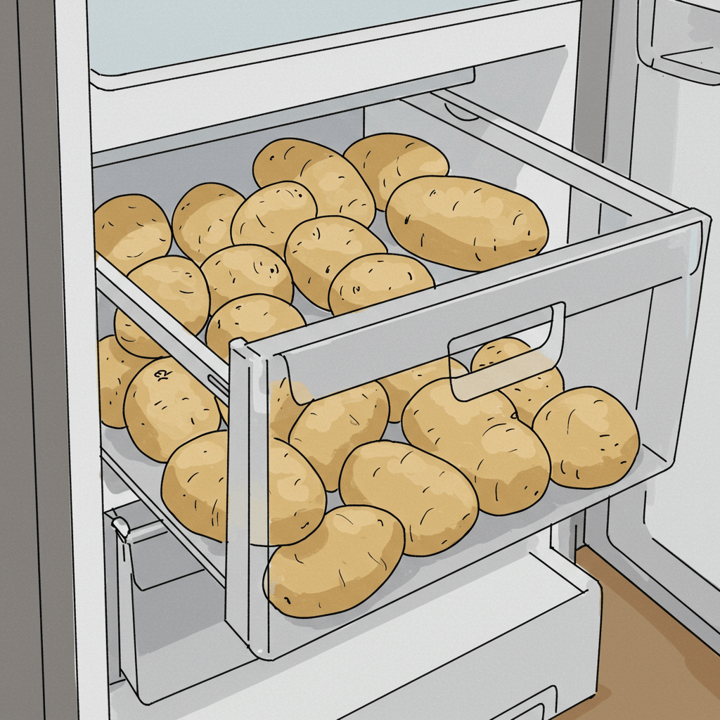 감자 냉장고 보관