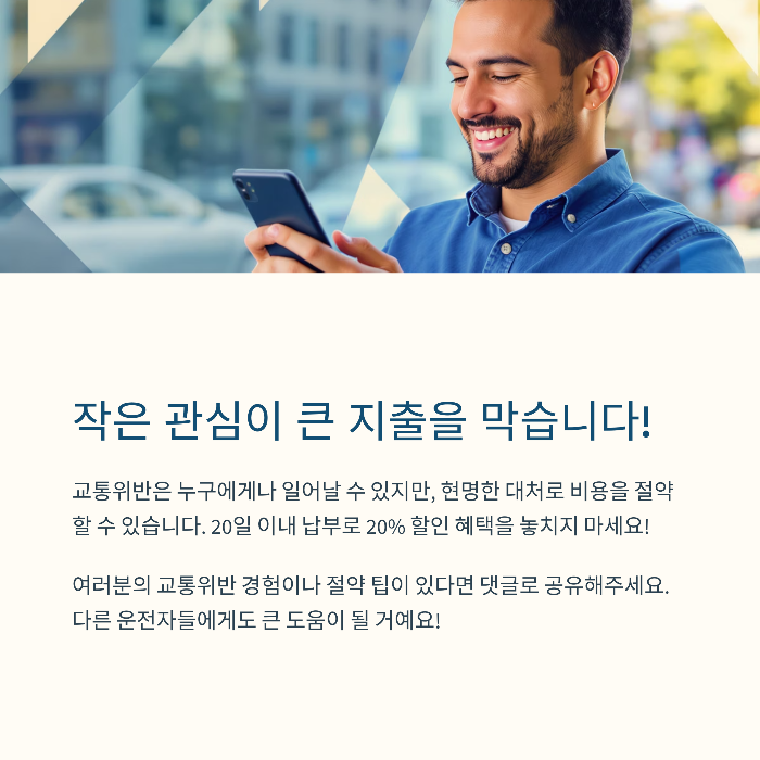 혹시 교통위반으로 당황