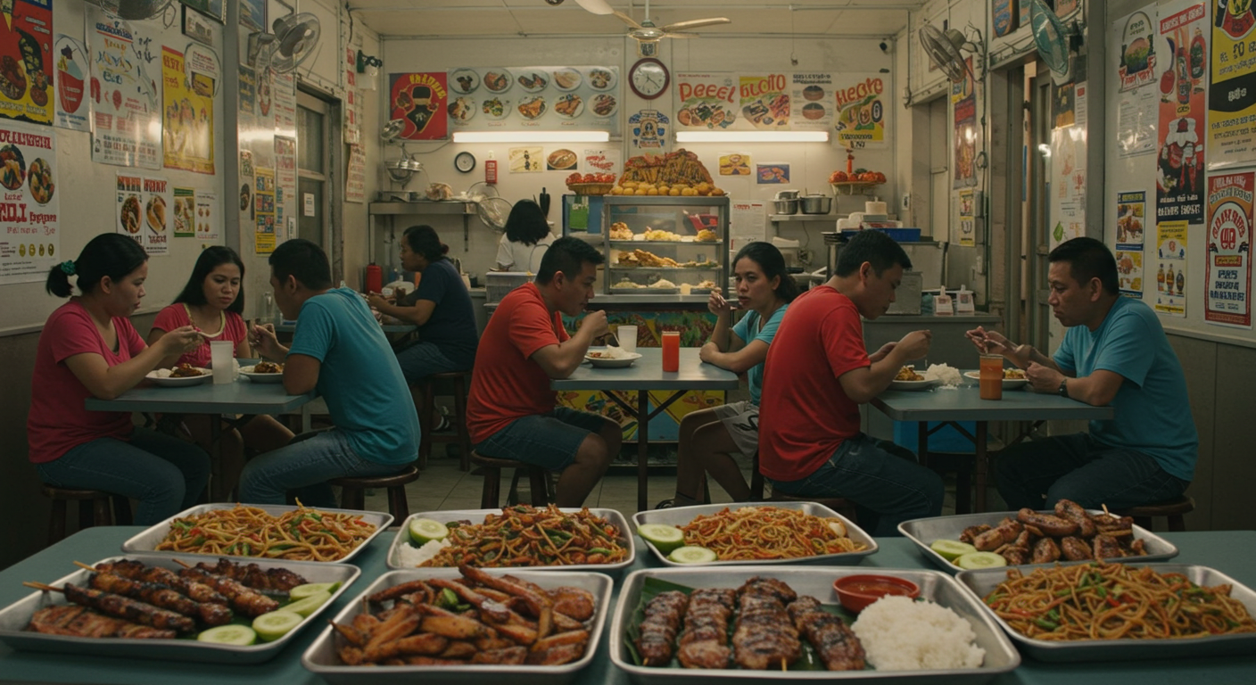 현지 로컬 식당