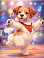 뮤직챌린지 AI 강아지 영상