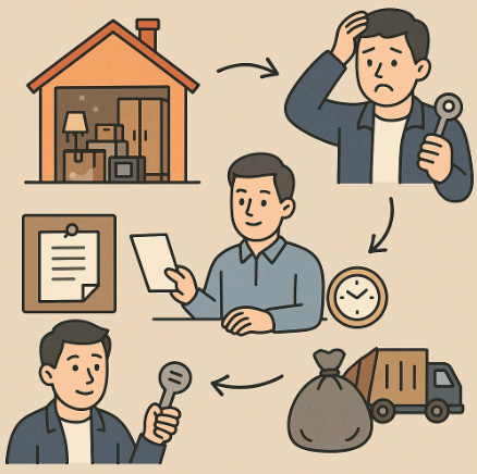 경매부동산 내 보관물 처리