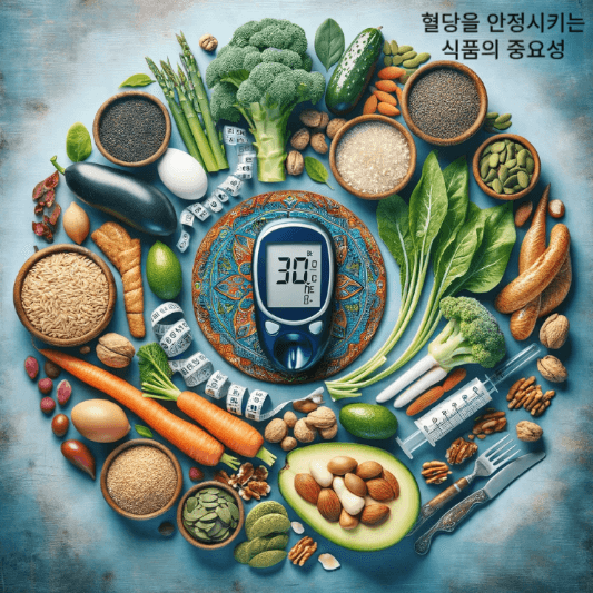 혈당을 안정시키는 식품의 중요성