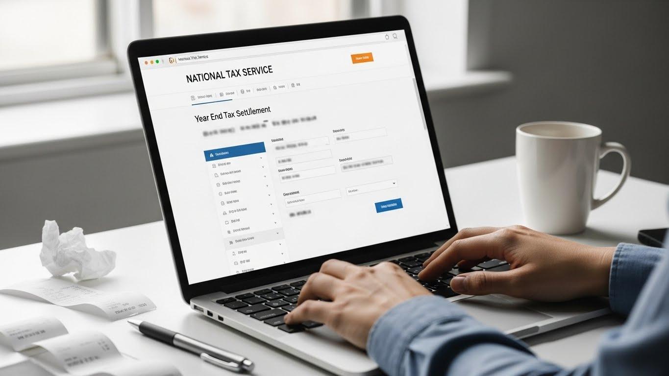 국세청홈텍스 연말정산 모의